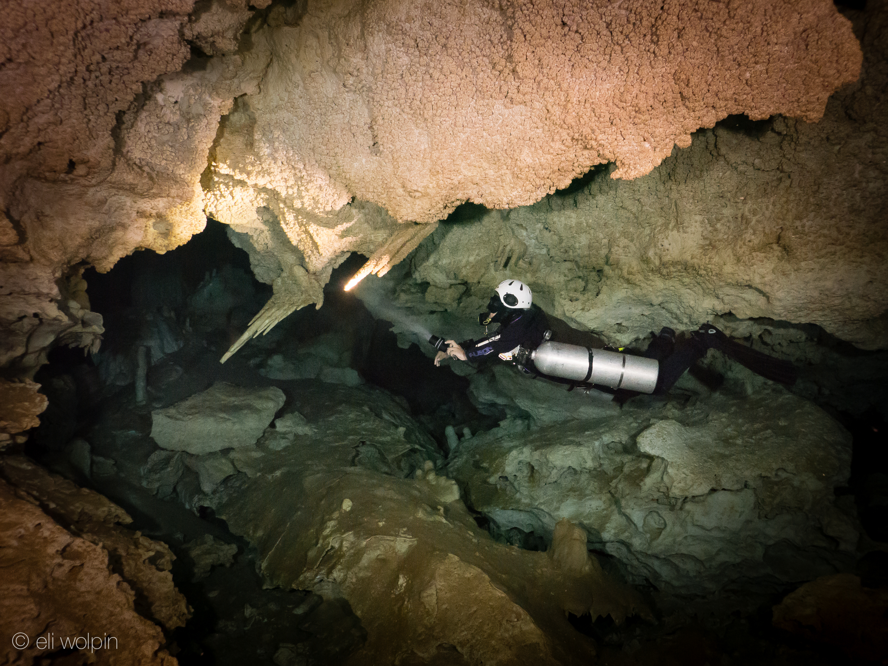 Mexico Cave Diving, Cave Diving Photos, Eli Wolpin, Cave Diving Chemuyil, Cave Diving Akumal