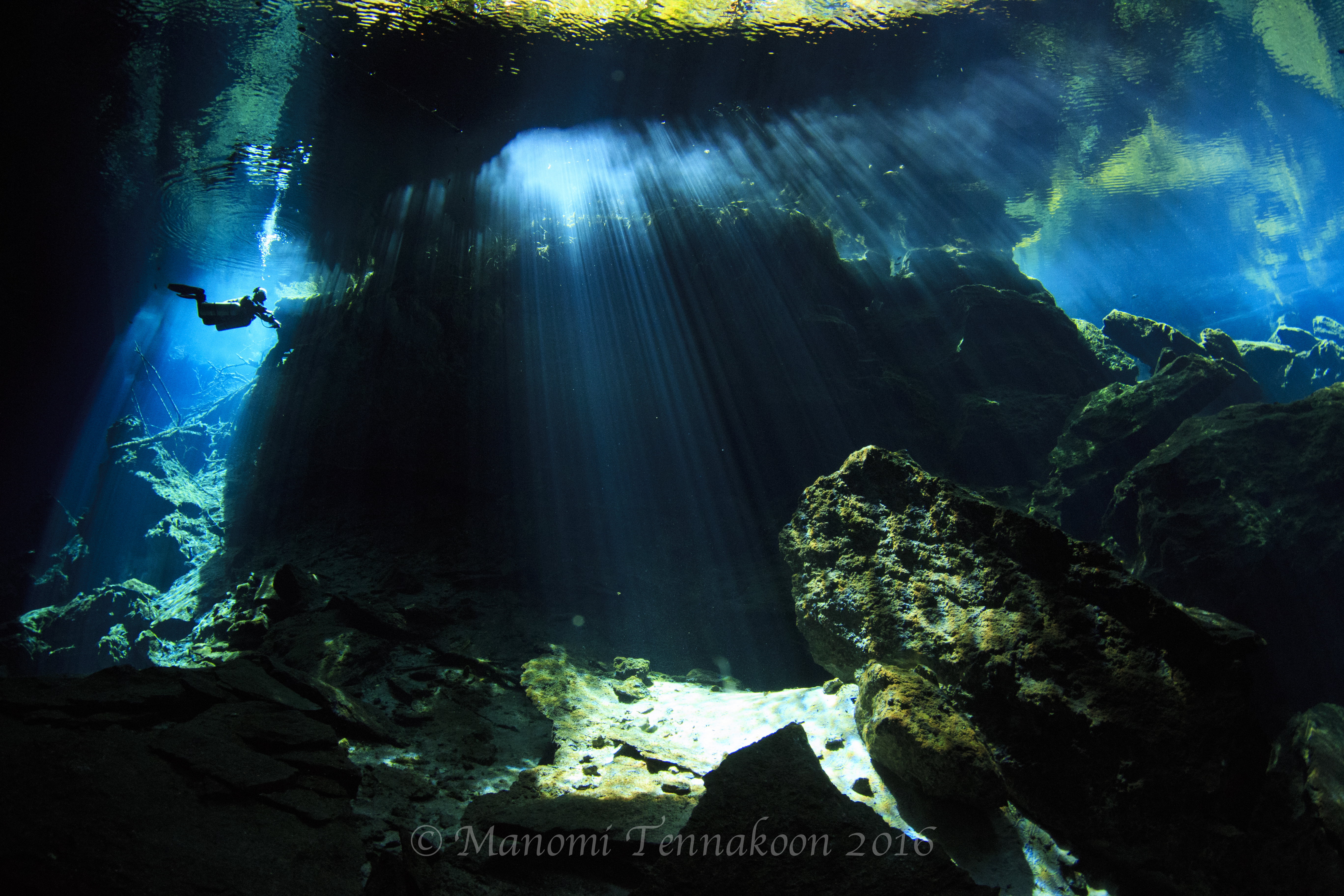 Chac Mool Cavern Dive, Cenote Dive Mexico, Chac Mool Cenote, Under the Jungle, Cavern Diving Playa del Carmen