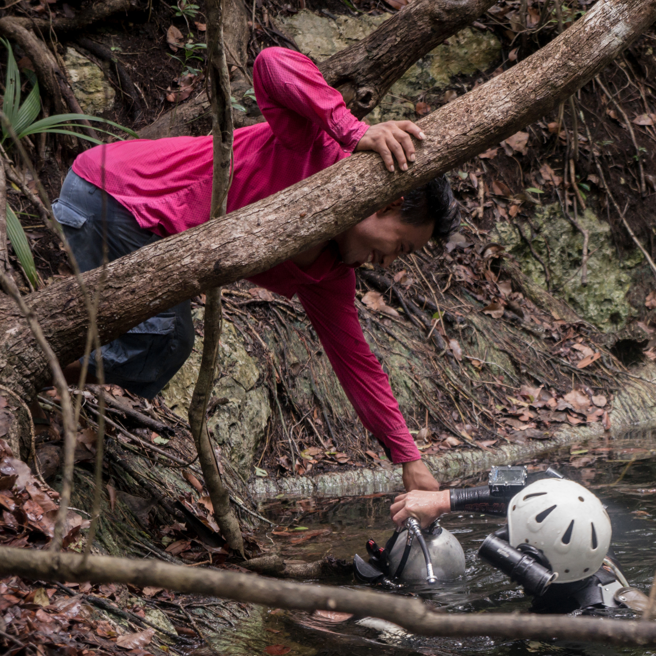 Aurelio May Cauich, Natalie Gibb, Under the Jungle, Mexican Cave exploration