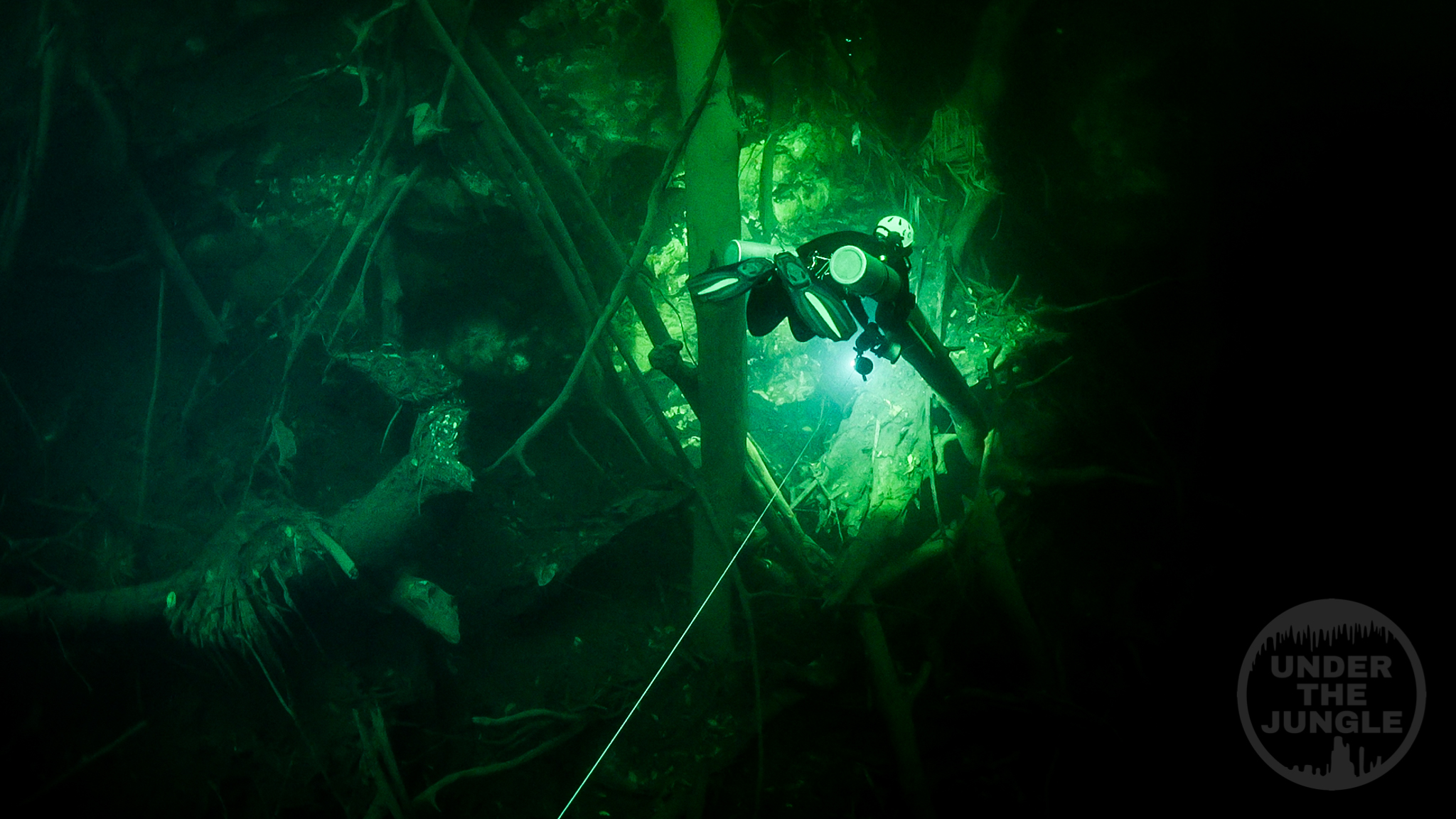 Under The Jungle, Cenote Kai Pech, Yucatan cave Diving, Deep Cave Diving, Mexico Cave Diving, Sinkhole Diving Mexico